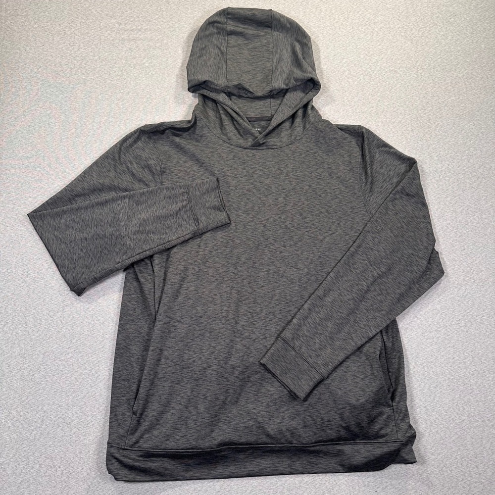VRST Hoodie Mens XL Gray Performance Pullover Sweater Sweatshirt Stretch Flex